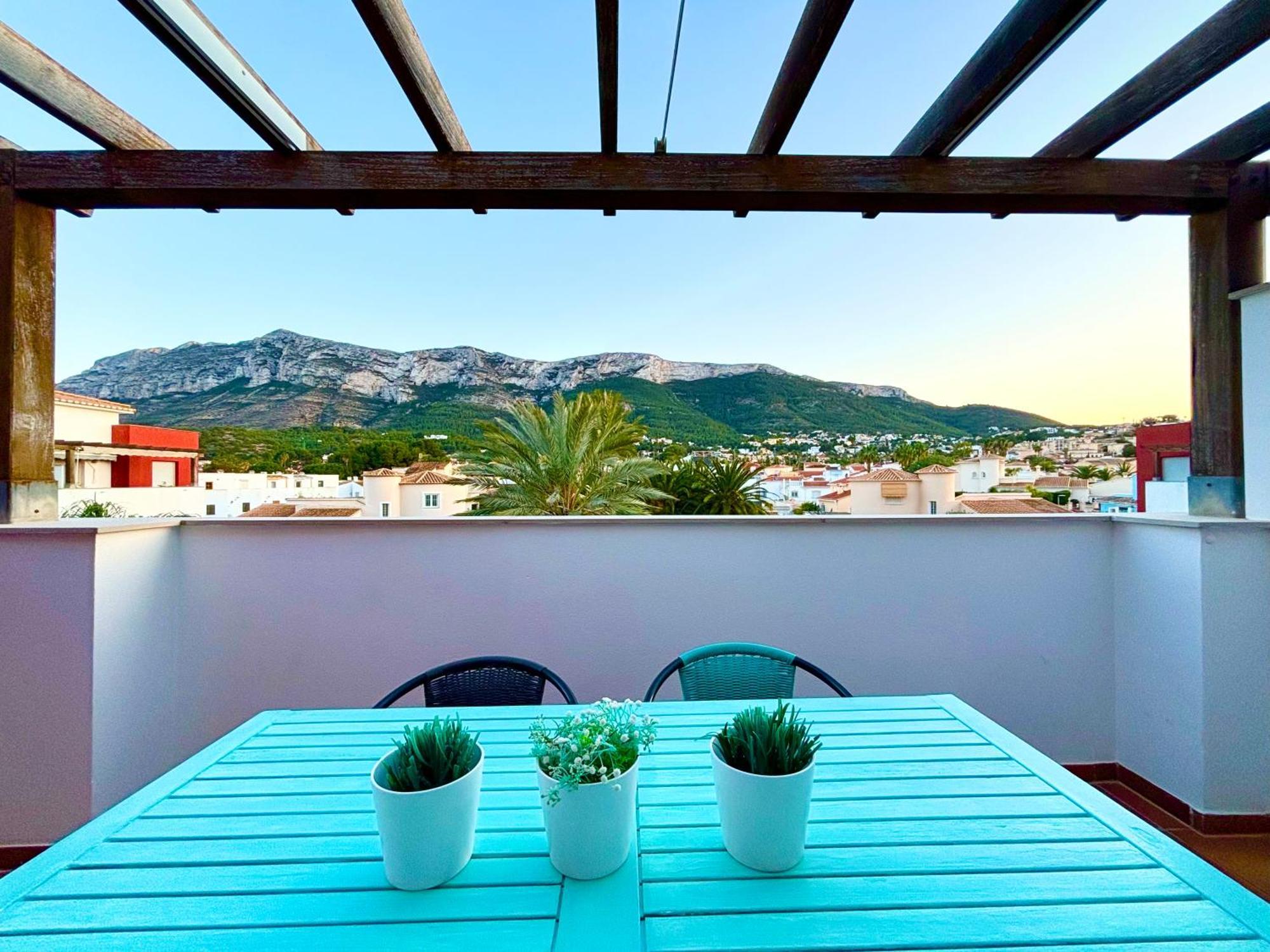 Hoteltype Penthouse 2 Beds, Parking, Wifi & Pool Stunning Views Dénia Exterior foto